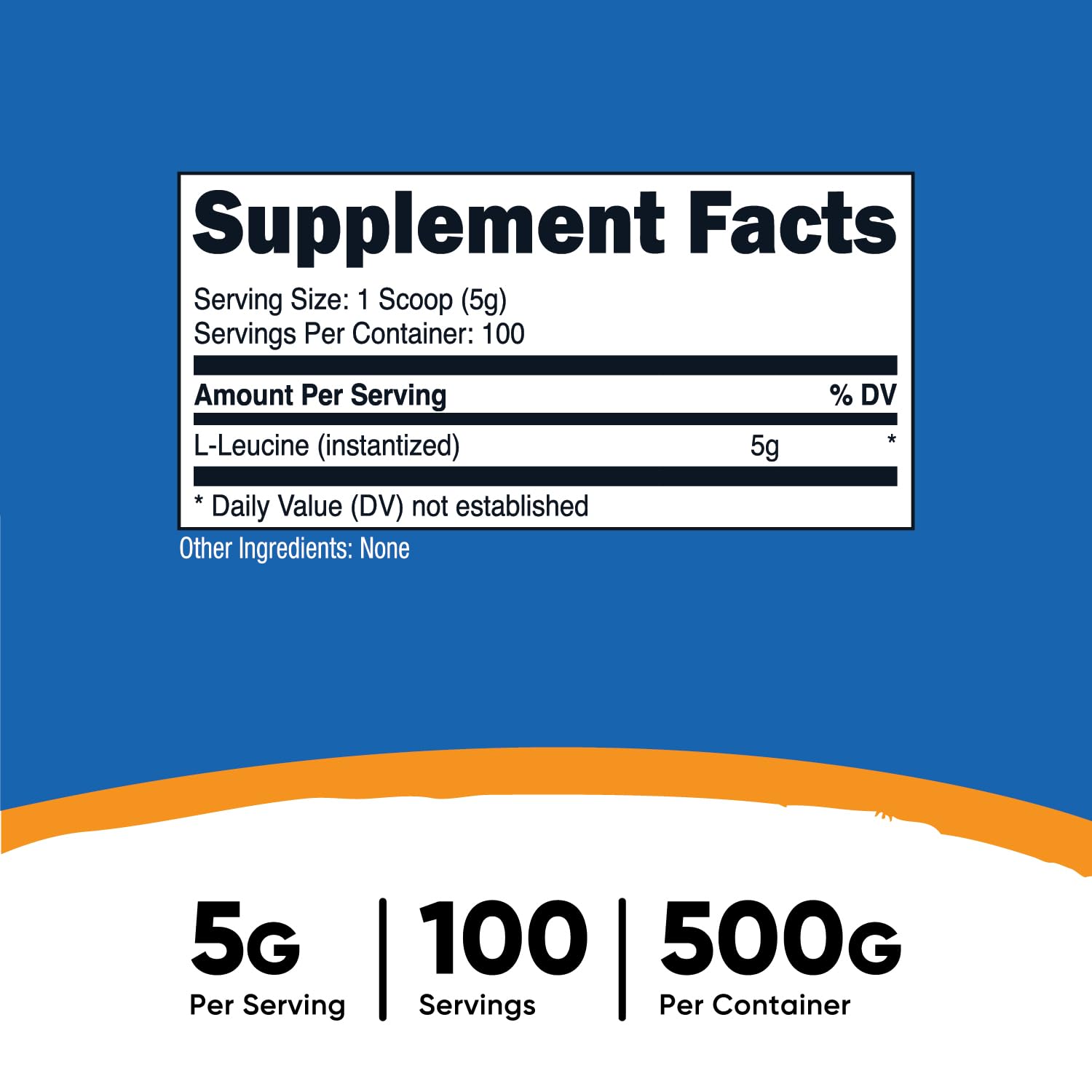 Foto 3 pulgar | Suplemento Nutricost De L-leucina Pura En Polvo, 500 G - Venta Internacional.