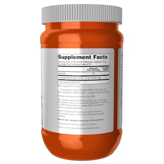 Foto 2 | Suplemento Now Sports L-glutamina En Polvo Puro, 454 G - Venta Internacional.