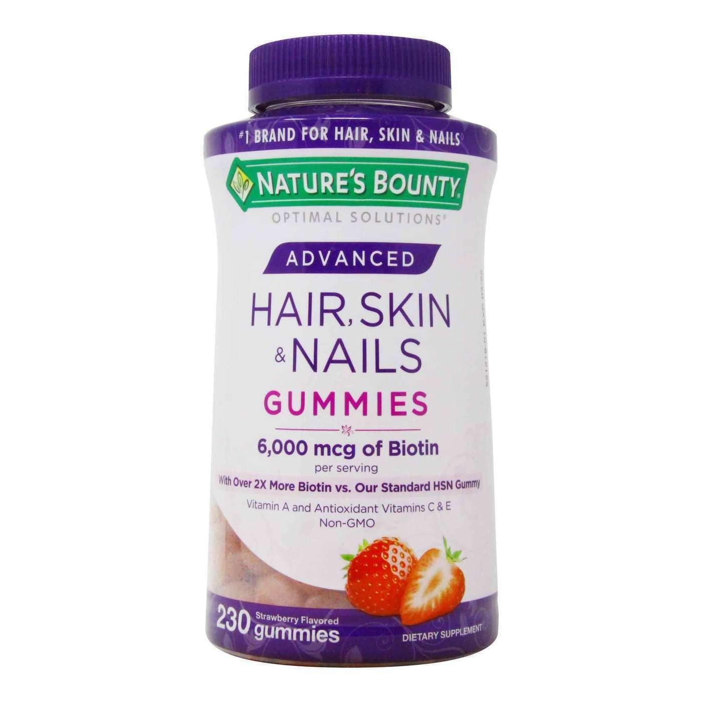 Foto 2 pulgar | Gomitas Supplement Nature's Bounty Para Cabello, Piel Y Uñas, 230 Unidades - Venta Internacional.