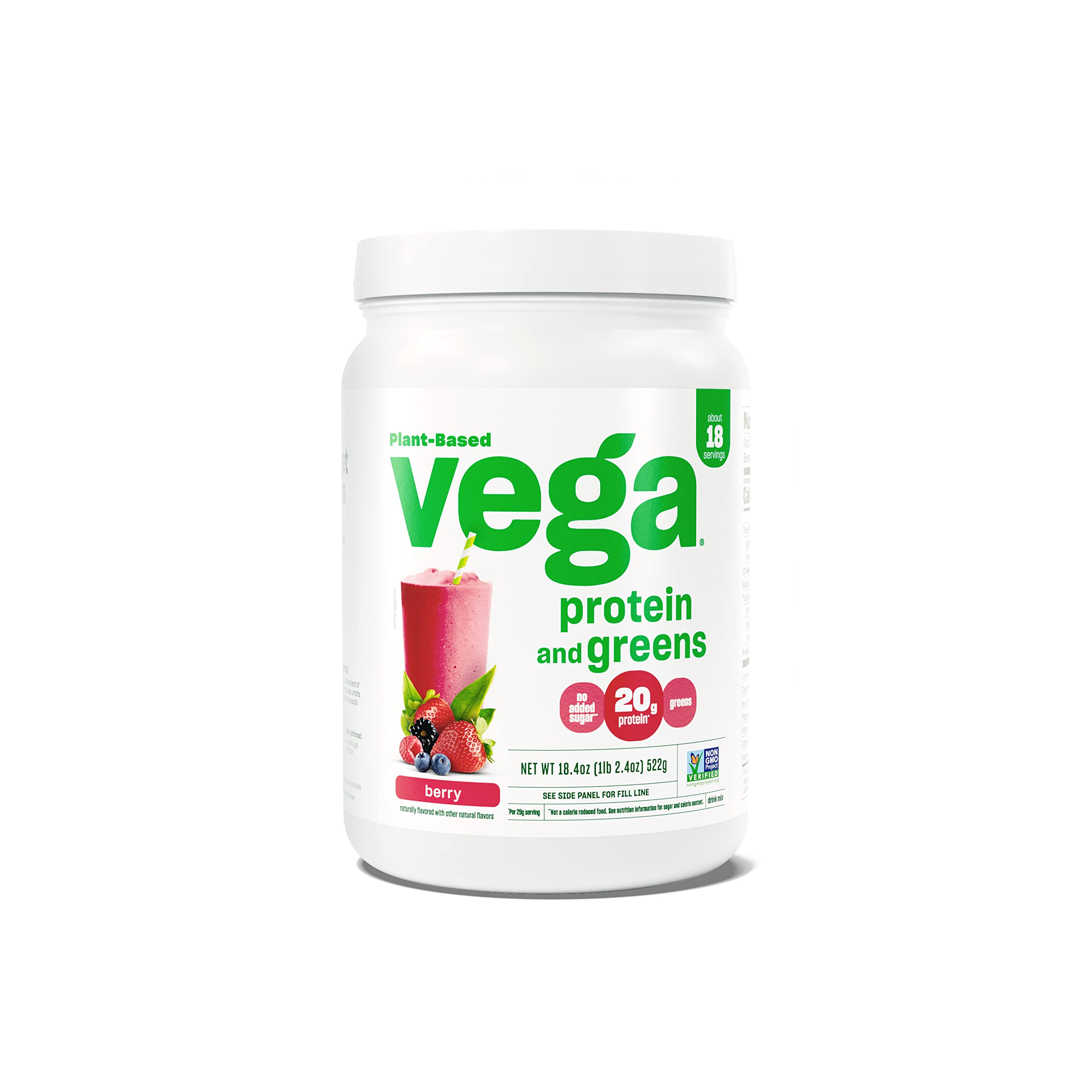 Foto 2 pulgar | Proteína En Polvo Vega Protein And Greens Berry 540g - Venta Internacional.