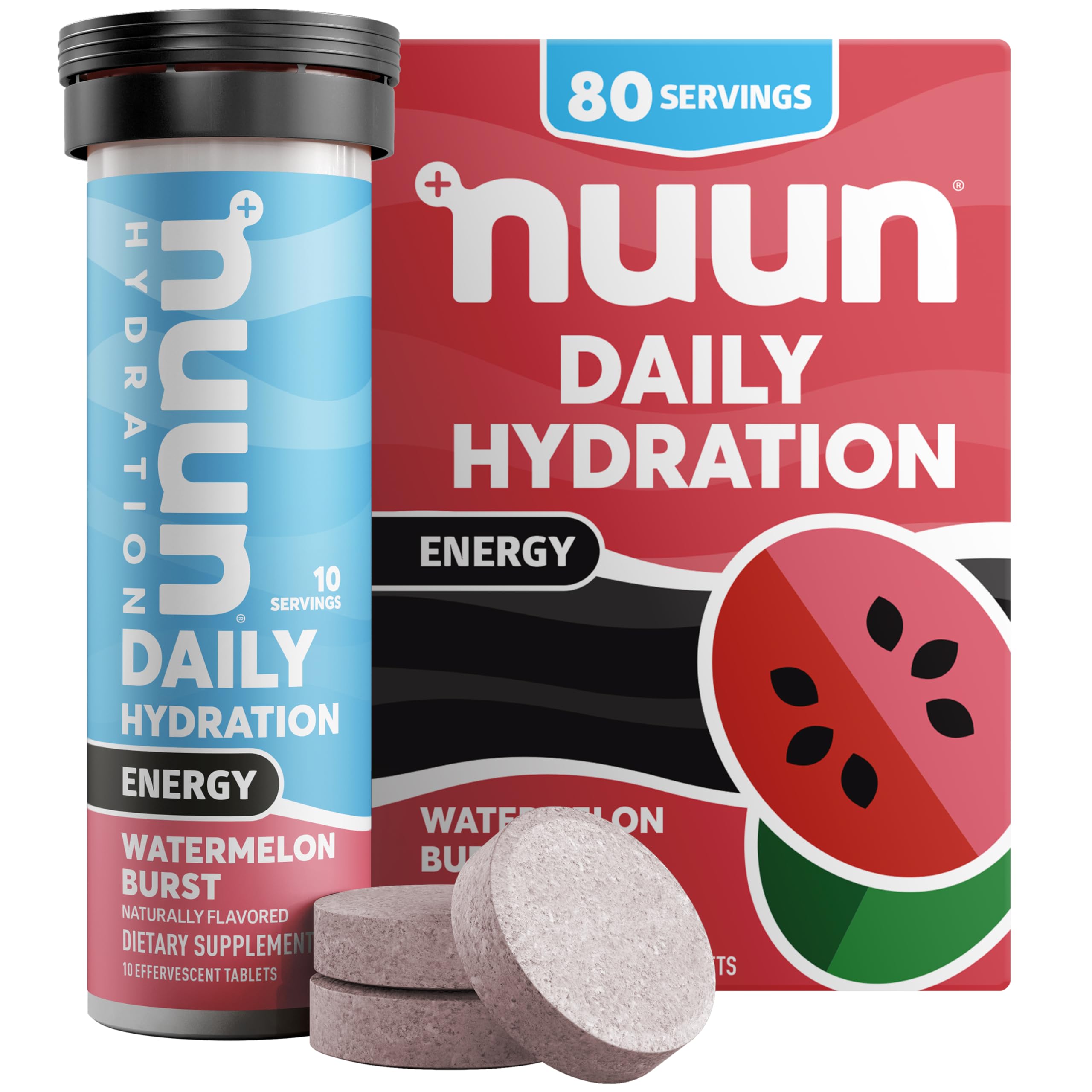 Foto 2 pulgar | Tabletas Electrolíticas Nuun Hydration Energy Sandía, Paquete De 8 - Venta Internacional.