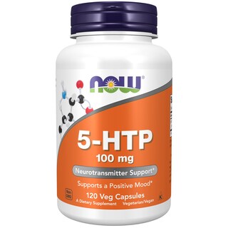 Foto 1 | Suplemento Now 5-htp (5-hidroxitriptófano) 100 Mg 120 Cápsulas - Venta Internacional.
