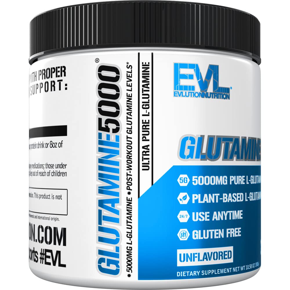 Foto 5 pulgar | Suplemento De L-glutamina En Polvo De Evlution Nutrition, 5 G - Venta Internacional.