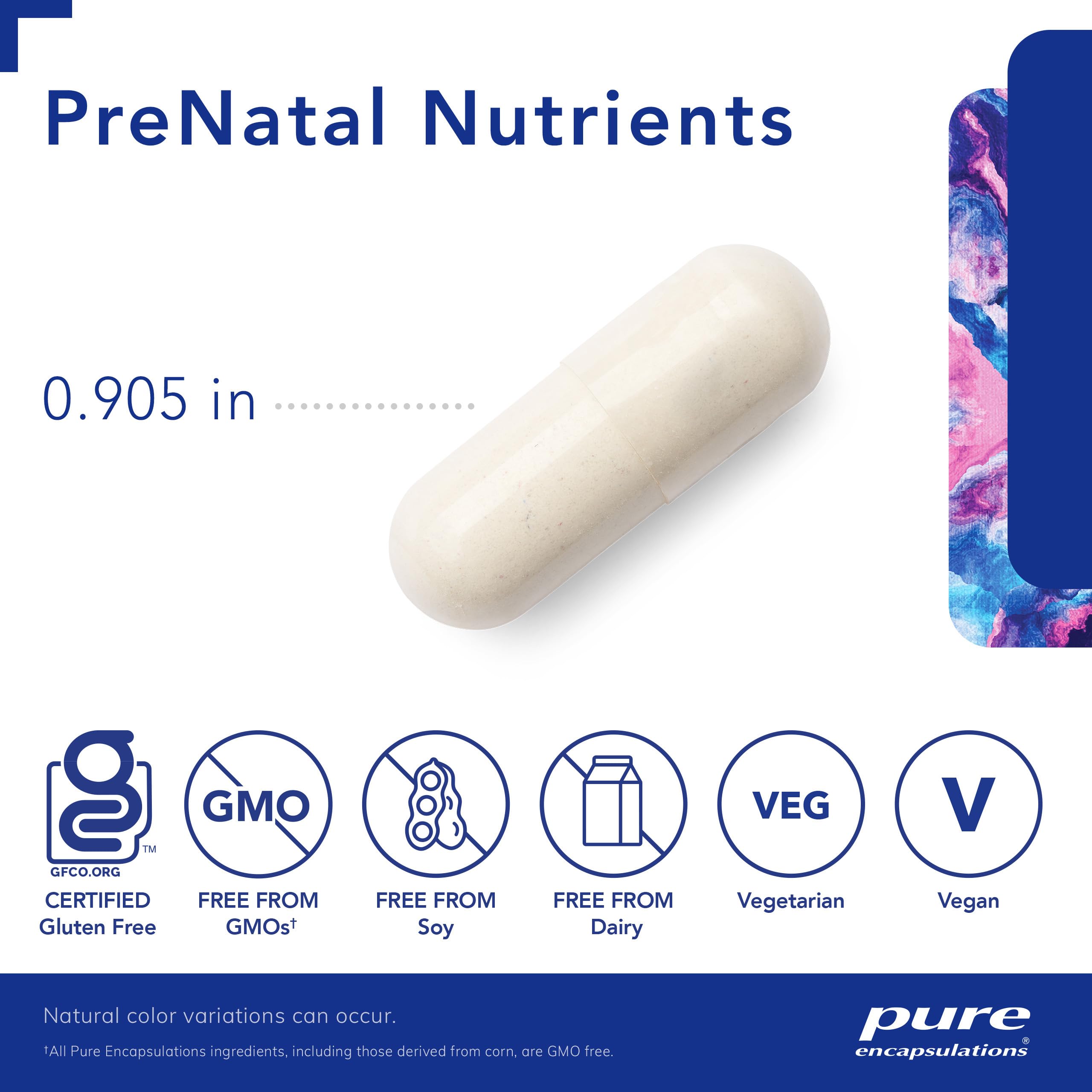 Foto 4 pulgar | Prenatal Nutrients Pure Encapsulations Prenatal 120 Cápsulas - Venta Internacional.