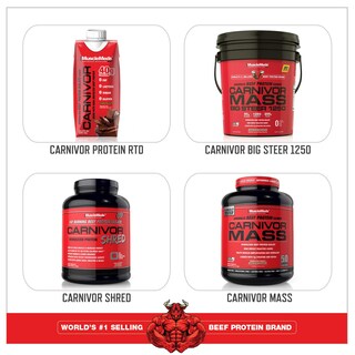 Foto 7 | Proteína En Polvo Musclemeds Carnivor Beef Chocolate 2,1 Kg - Venta Internacional.