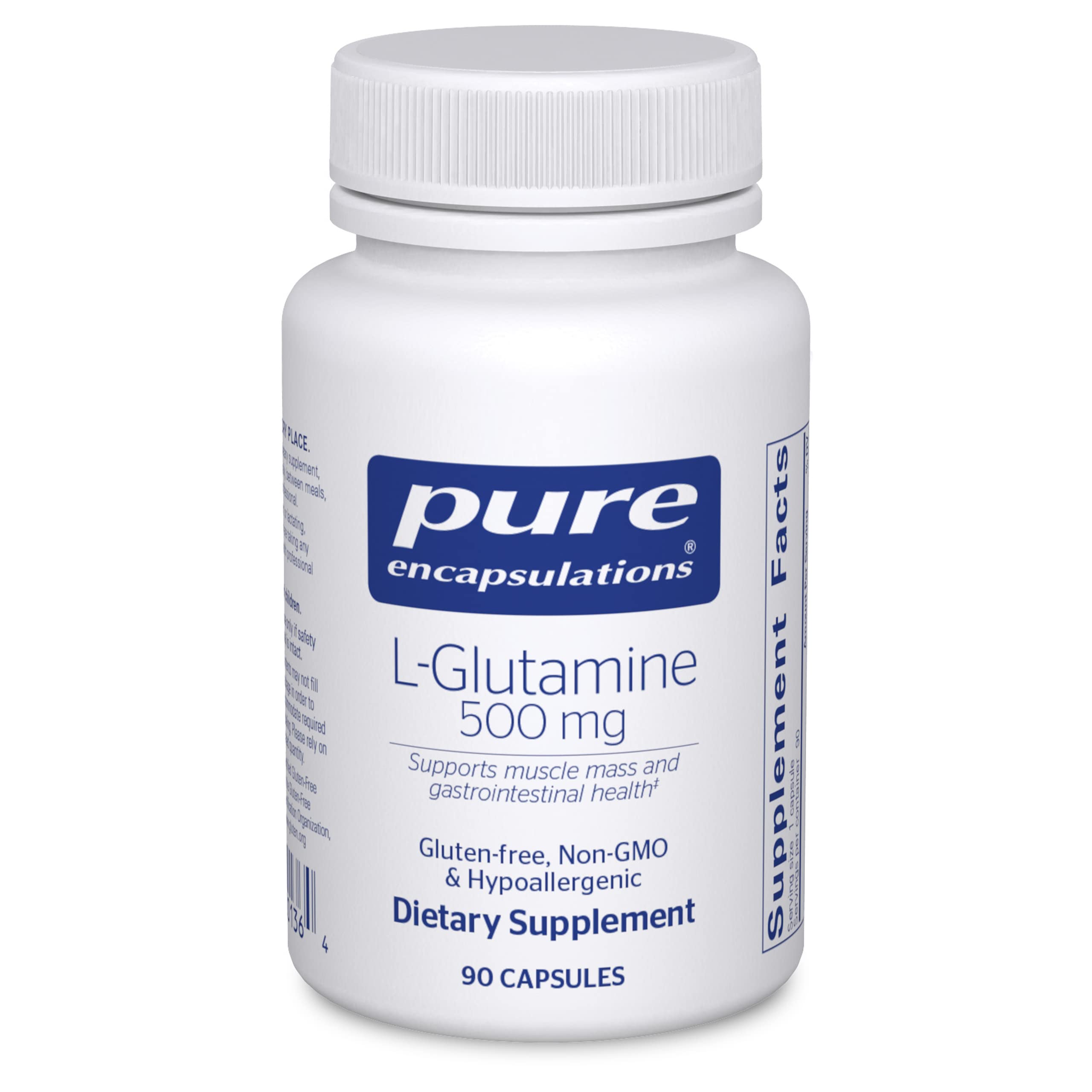 Foto 2 pulgar | Suplemento Pure Encapsulations L-glutamina 500 Mg 90 Cápsulas - Venta Internacional.