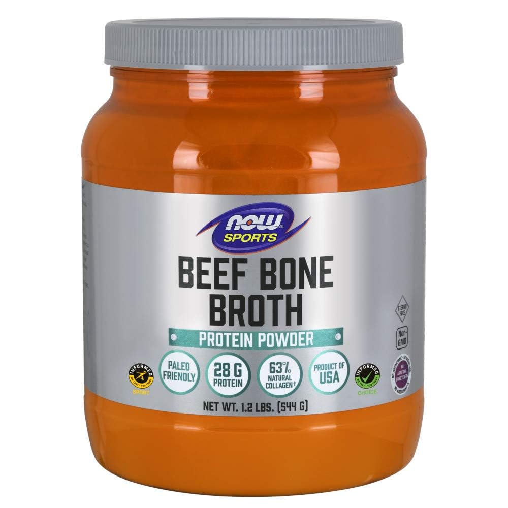 Foto 5 pulgar | Caldo De Huesos De Res En Polvo Now Foods Sports Nutrition 544g - Venta Internacional.