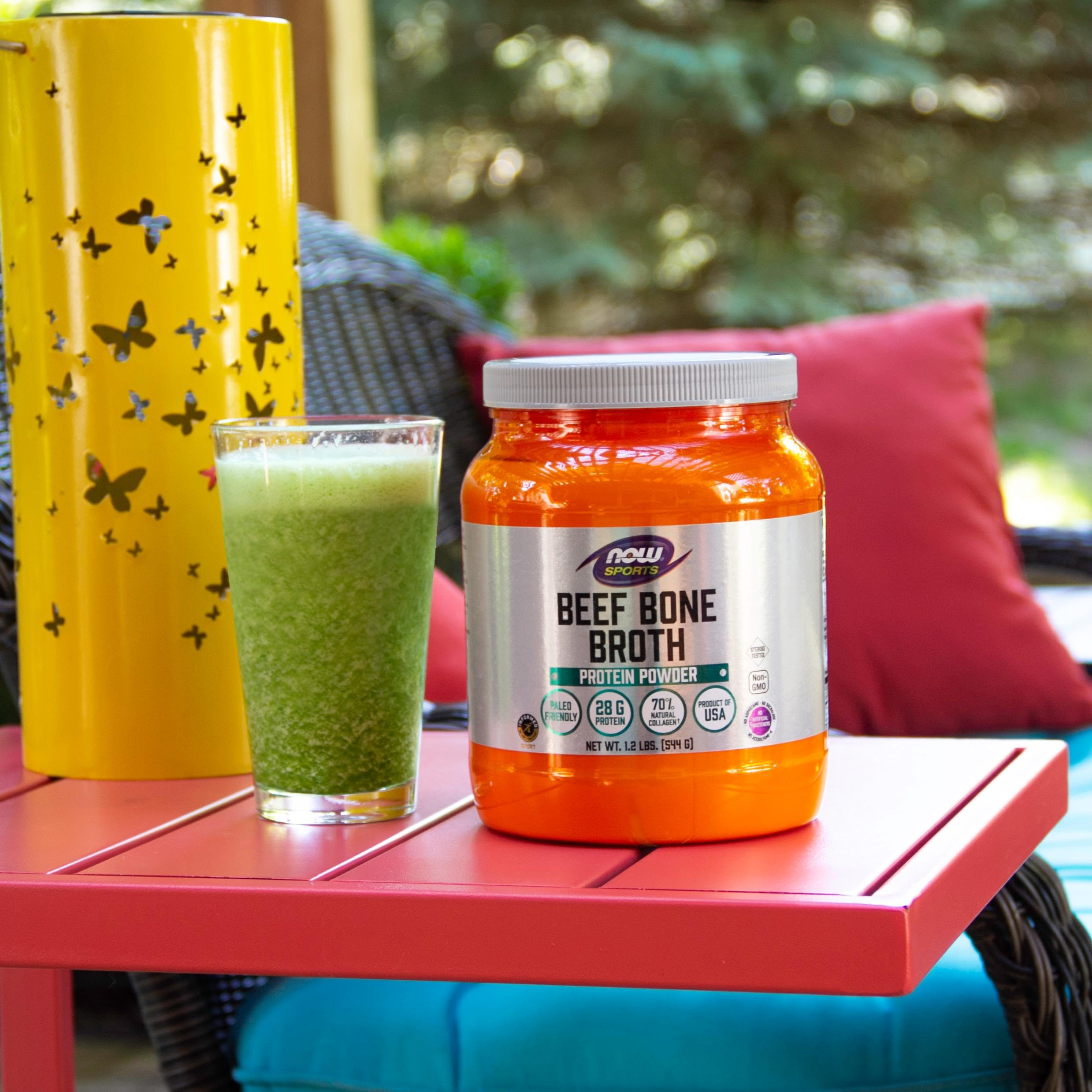 Foto 8 pulgar | Caldo De Huesos De Res En Polvo Now Foods Sports Nutrition 544g - Venta Internacional.