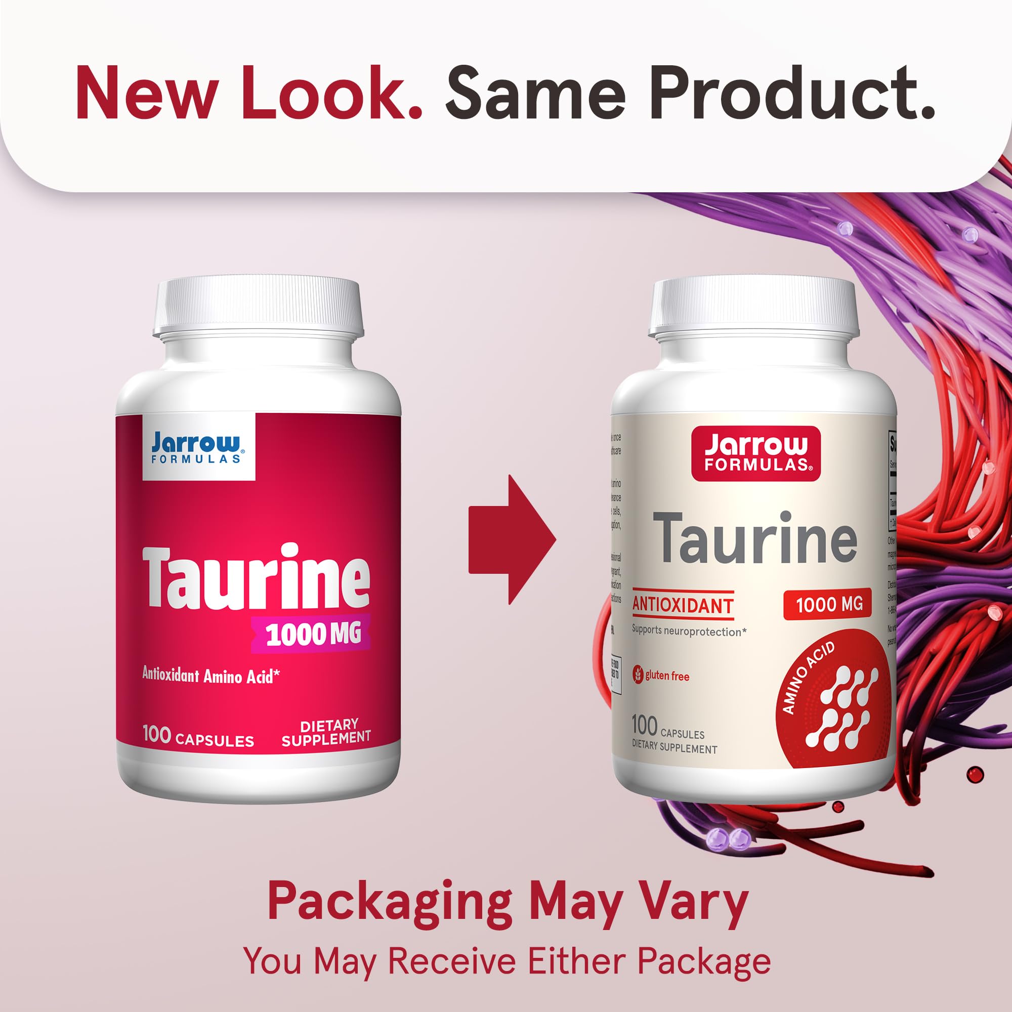 Foto 2 | Suplemento Jarrow Formulas De Taurina 1000 Mg 100 Cápsulas - Venta Internacional.