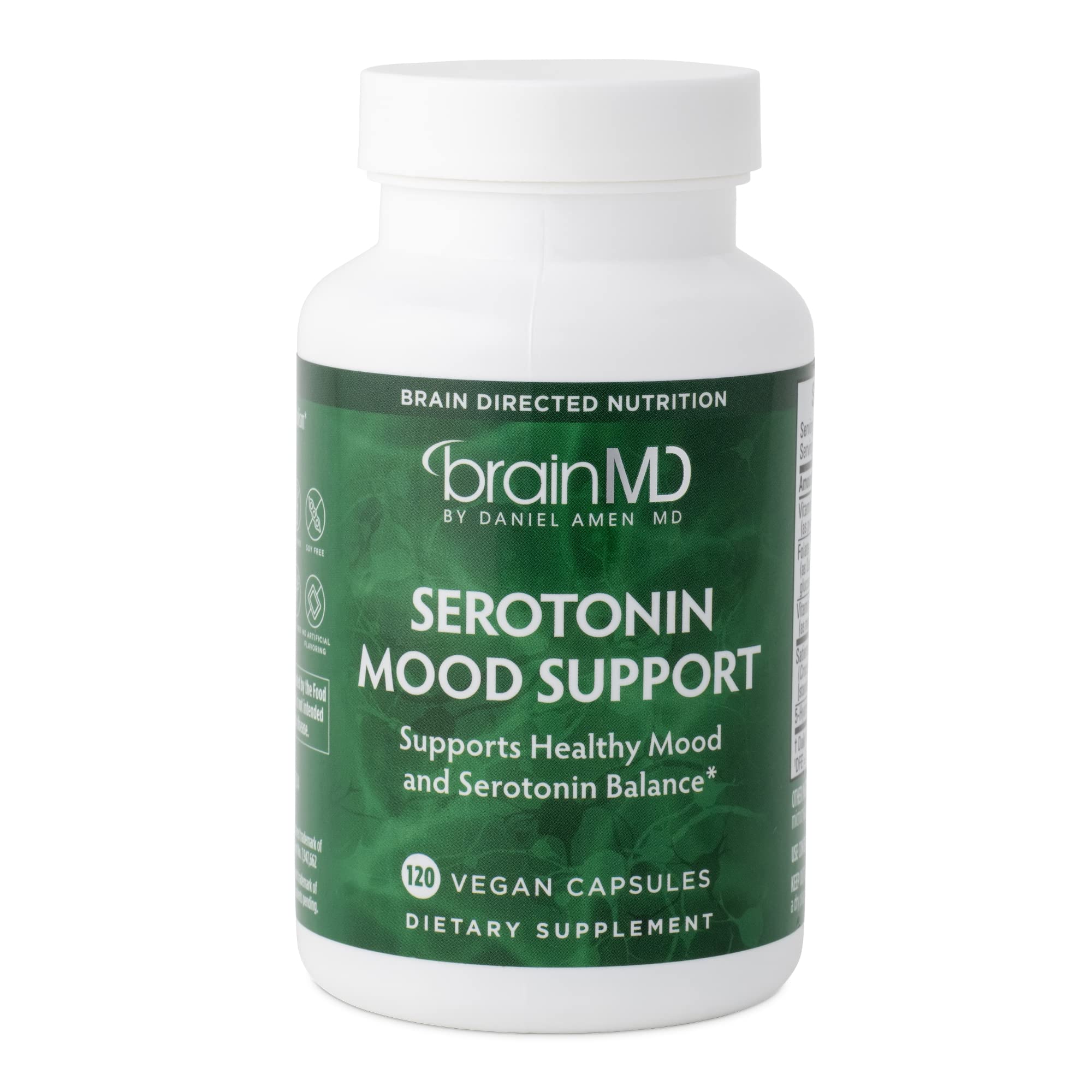 Foto 1 | Suplemento Brainmd Dr. Amen, Serotonina, Apoyo Al Estado De Ánimo, 120 Cápsulas - Venta Internacional.