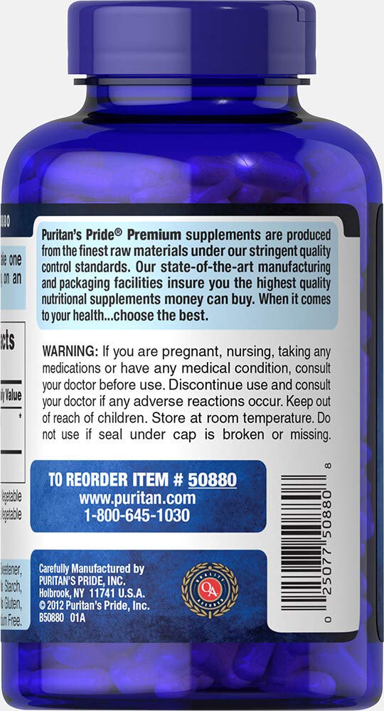 Foto 5 pulgar | Suplemento Puritan's Pride, Cápsulas De L-arginina De 1000 Mg, 100 Unidades - Venta Internacional.