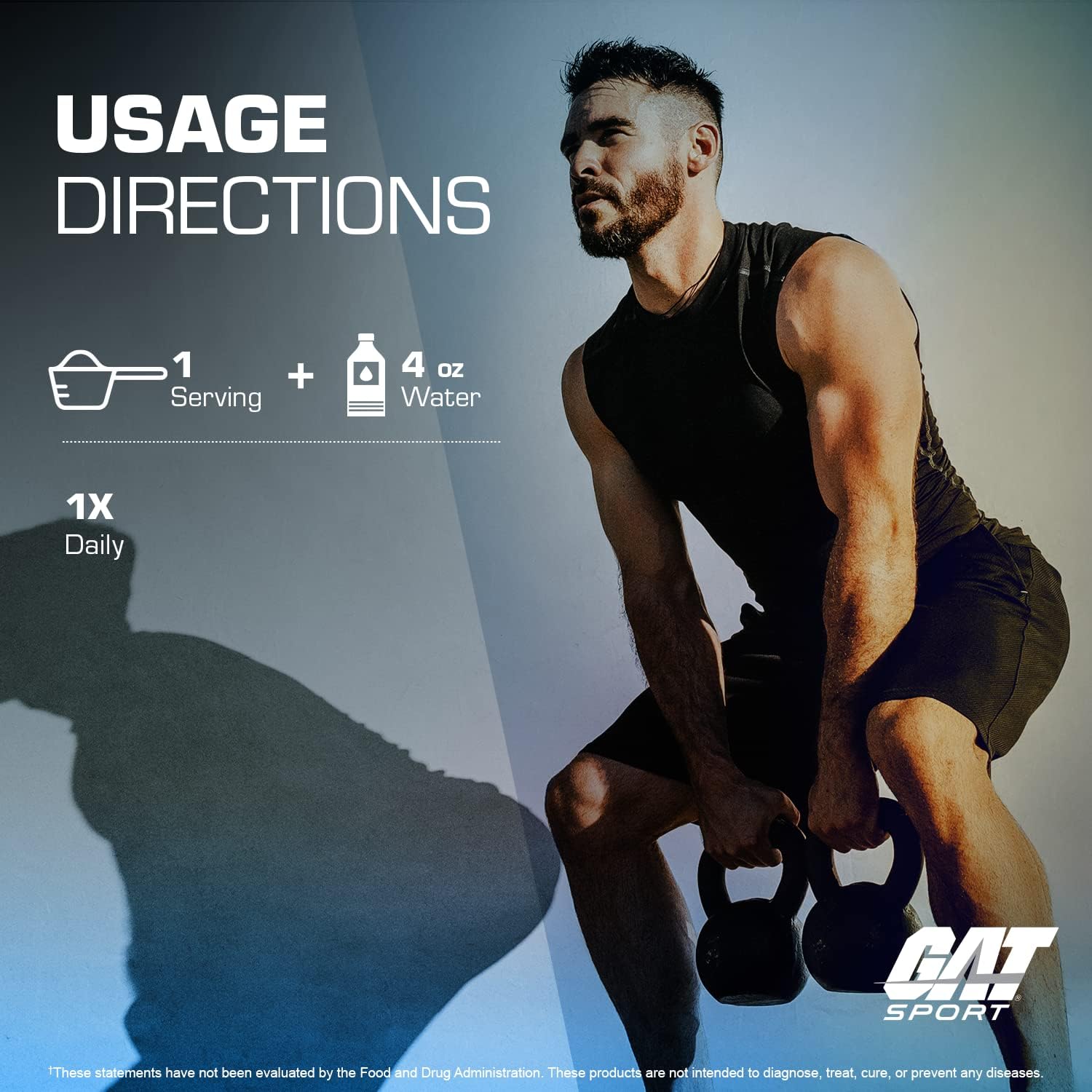 Foto 5 pulgar | Monohidrato De Creatina En Polvo Gat Sport Strength 60 Porciones - Venta Internacional.