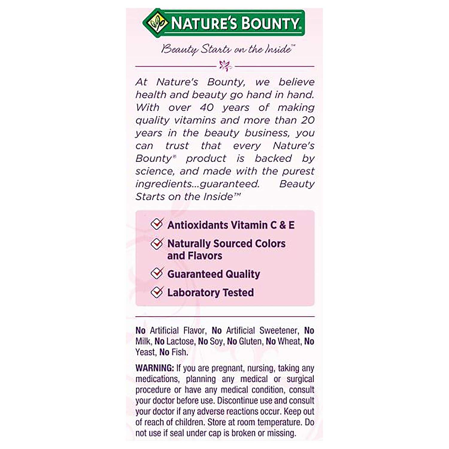 Foto 4 pulgar | Gomitas Supplement Nature's Bounty Para Cabello, Piel Y Uñas, 230 G - Venta Internacional.