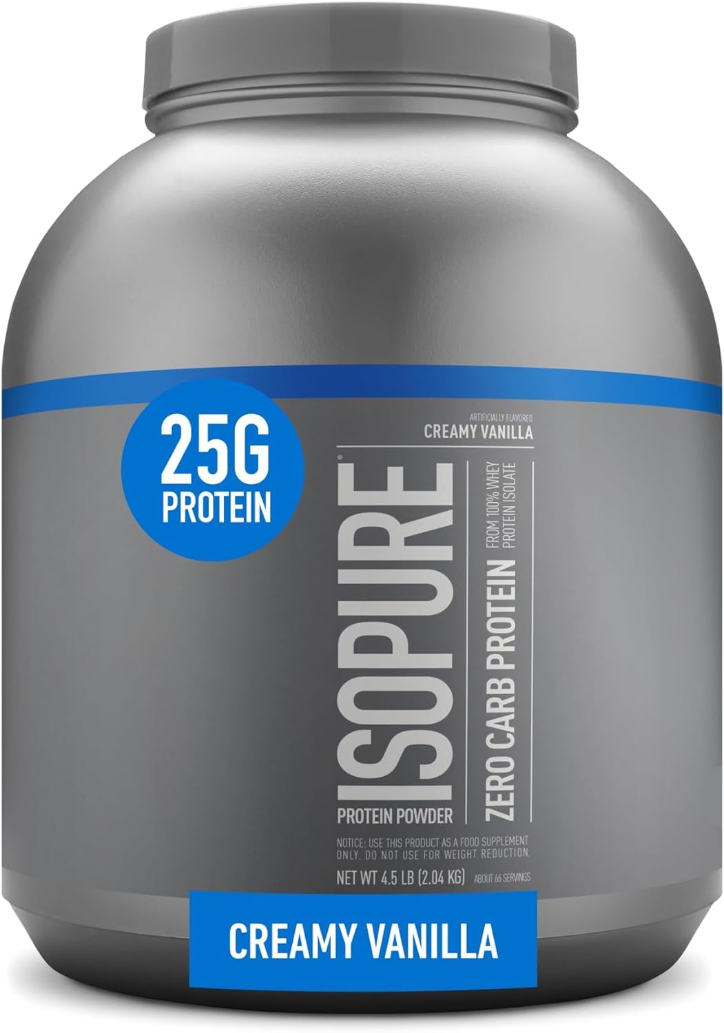 Proteína En Polvo Isopure Zero Carb Whey Isolate, 2,04 Kg, Vainilla - Venta Internacional.