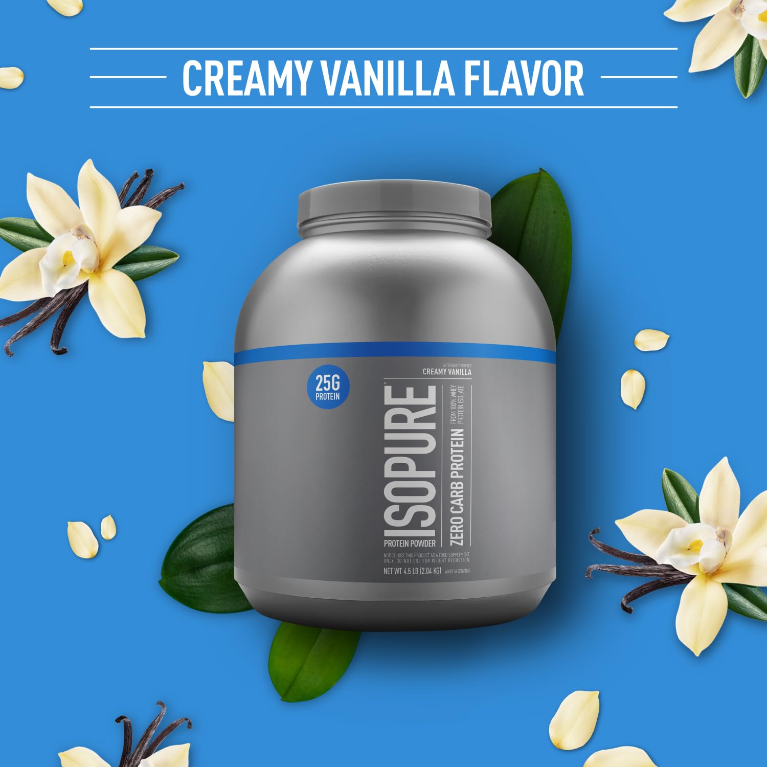 Foto 3 pulgar | Proteína En Polvo Isopure Zero Carb Whey Isolate, 2,04 Kg, Vainilla - Venta Internacional.