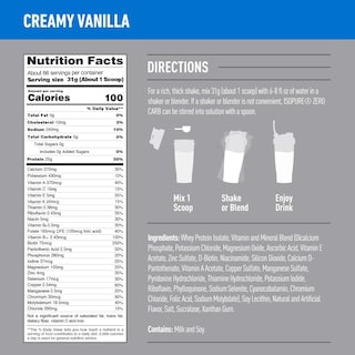 Foto 4 | Proteína En Polvo Isopure Zero Carb Whey Isolate, 2,04 Kg, Vainilla - Venta Internacional.