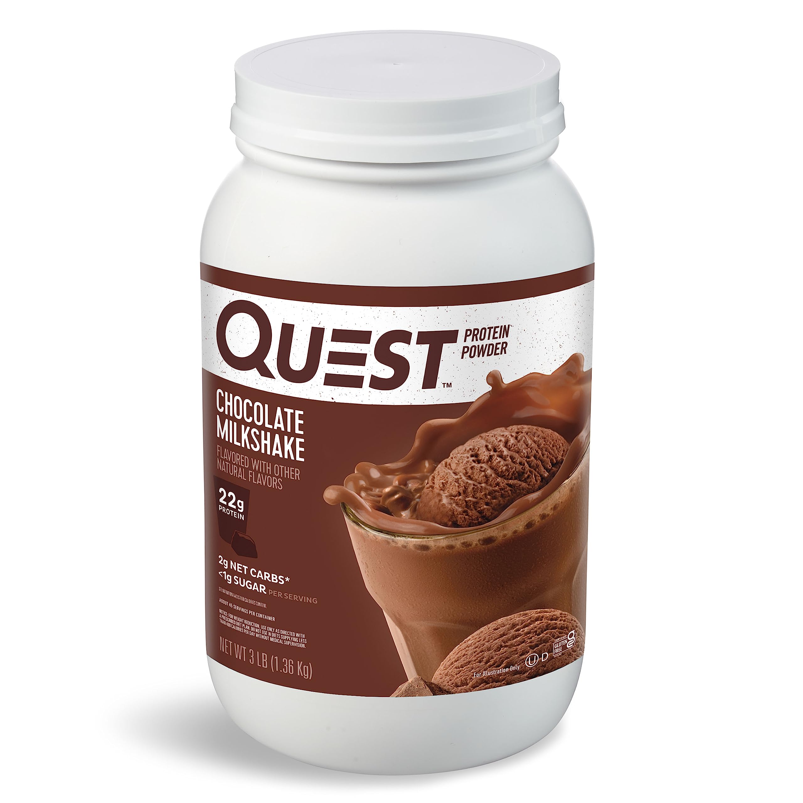 Foto 2 pulgar | Batido De Chocolate Protein Powder Quest Nutrition, 3 Libras - Venta Internacional.