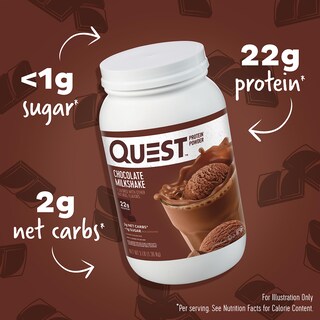 Foto 2 | Batido De Chocolate Protein Powder Quest Nutrition, 3 Libras - Venta Internacional.