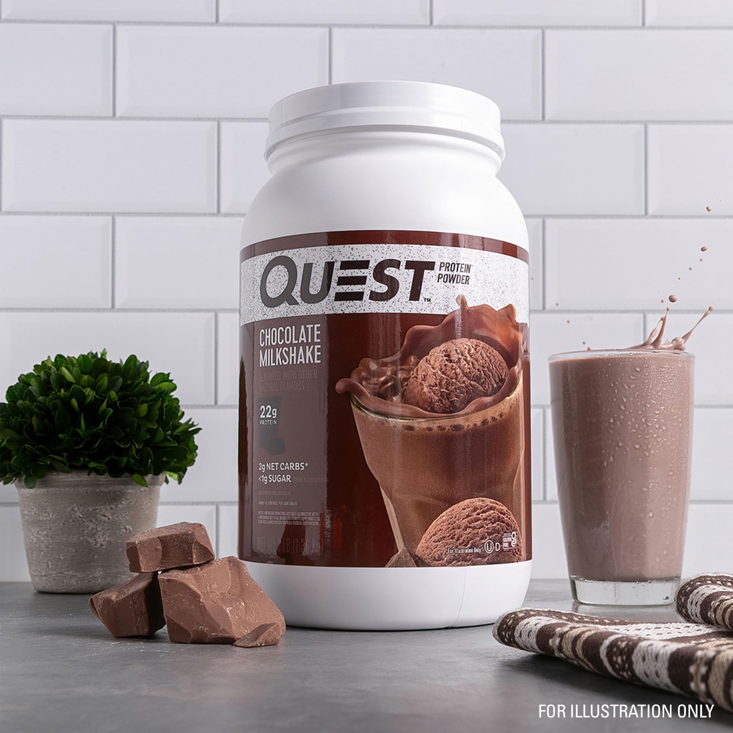 Foto 5 pulgar | Batido De Chocolate Protein Powder Quest Nutrition, 3 Libras - Venta Internacional.