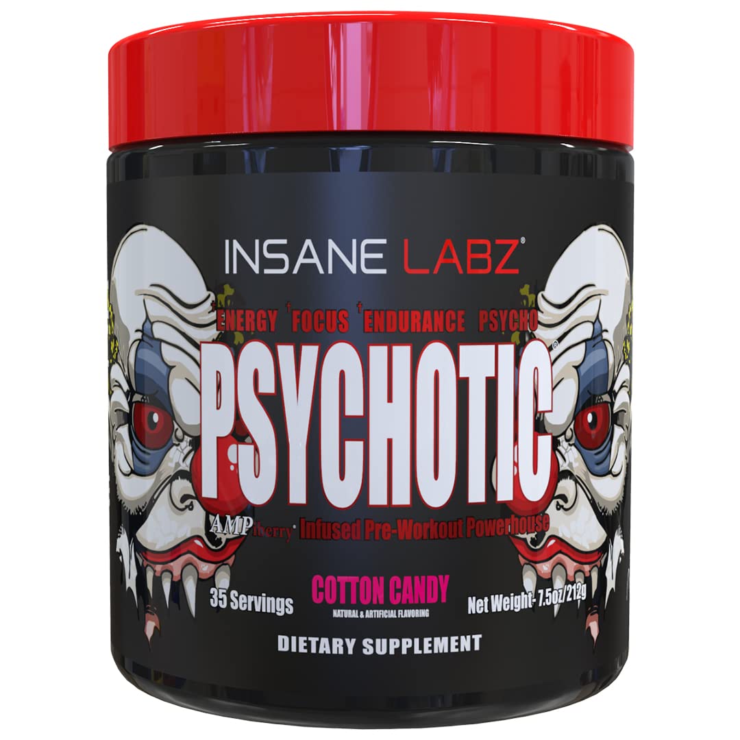 Foto 2 pulgar | Polvo Para Antes Del Entrenamiento Insane Labz Psychotic 875 G (algodón De Azúcar) - Venta Internacional.