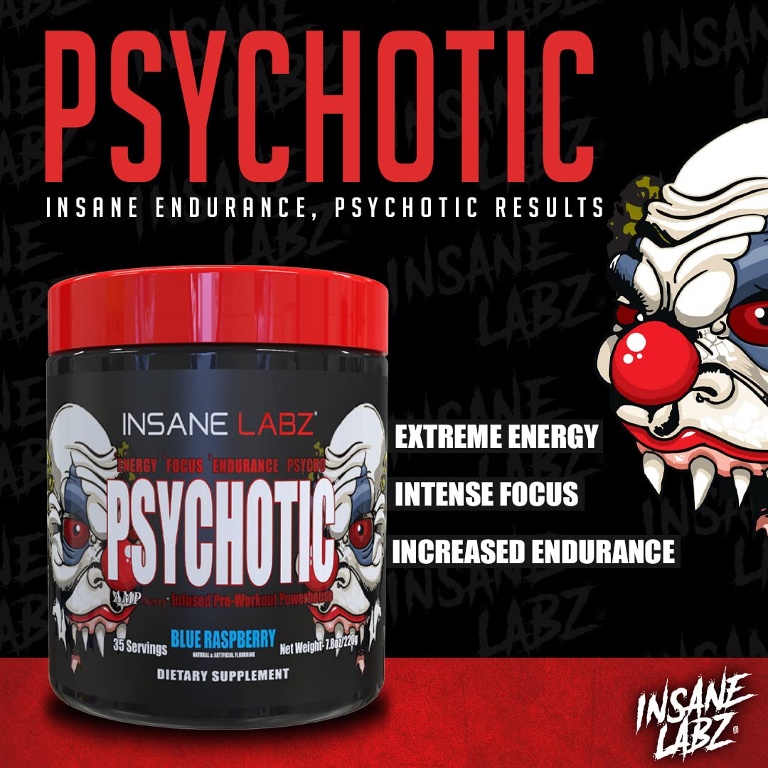 Foto 5 pulgar | Polvo Para Antes Del Entrenamiento Insane Labz Psychotic 875 G (algodón De Azúcar) - Venta Internacional.