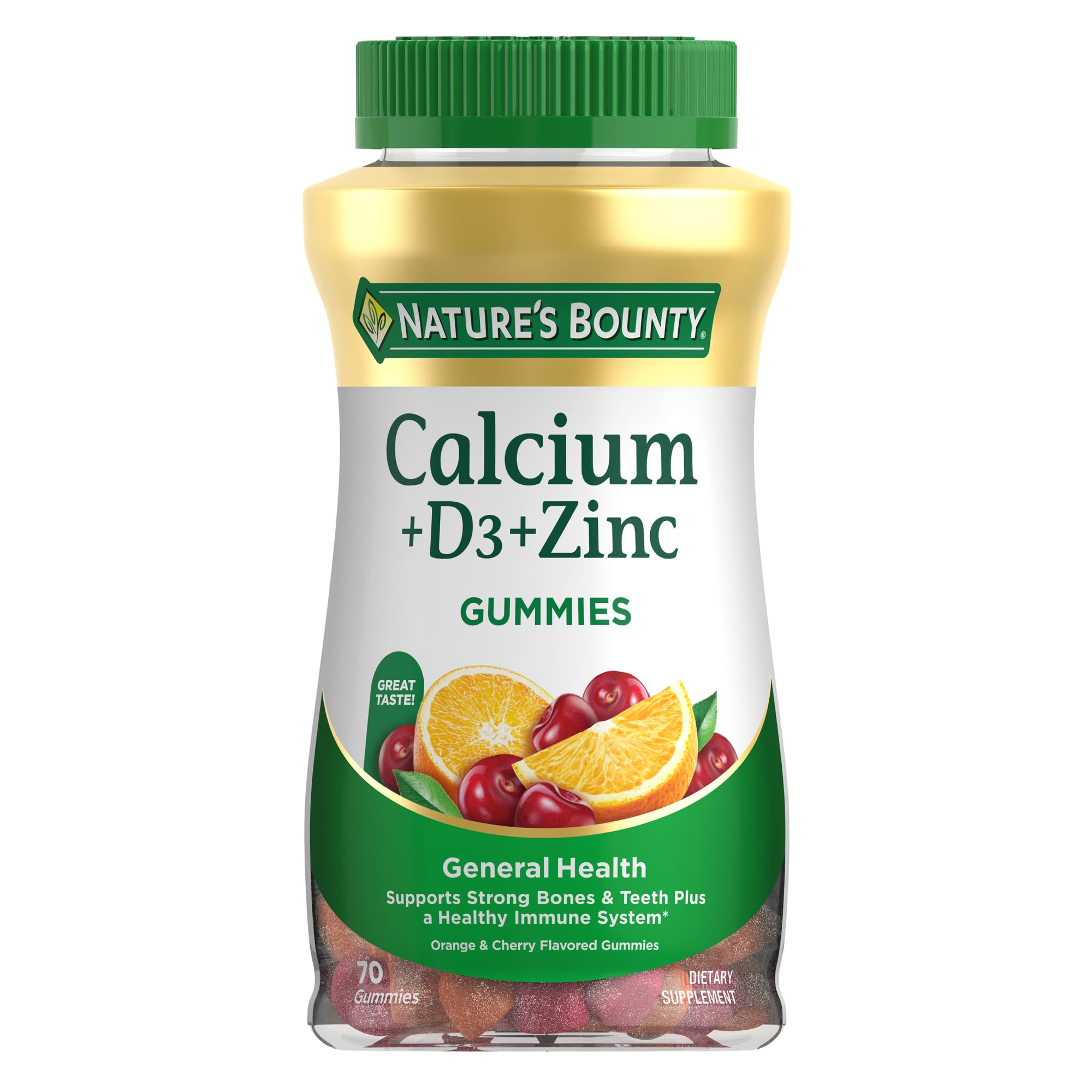 Foto 2 pulgar | Suplemento En Gomitas Nature's Bounty Calcium + D3 + Zinc 70u - Venta Internacional.
