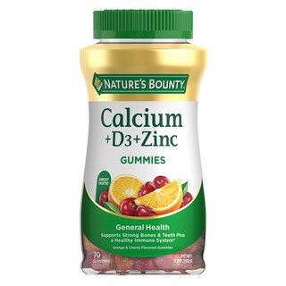 Foto 1 | Suplemento En Gomitas Nature's Bounty Calcium + D3 + Zinc 70u - Venta Internacional.