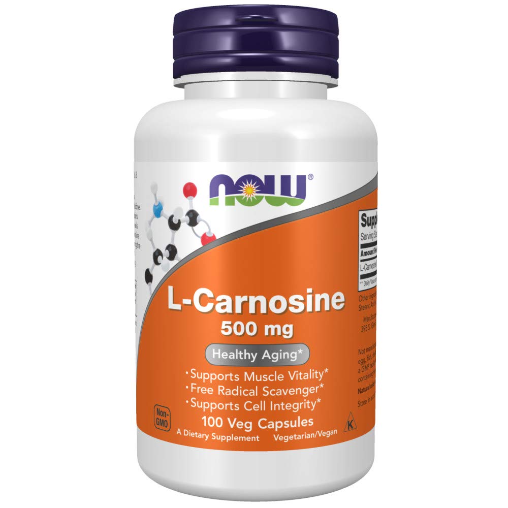 Foto 2 pulgar | Supplement Now L-carnosina 500 Mg Para Un Envejecimiento Saludable, 100 Cápsulas Vegetarianas - Venta Internacional.