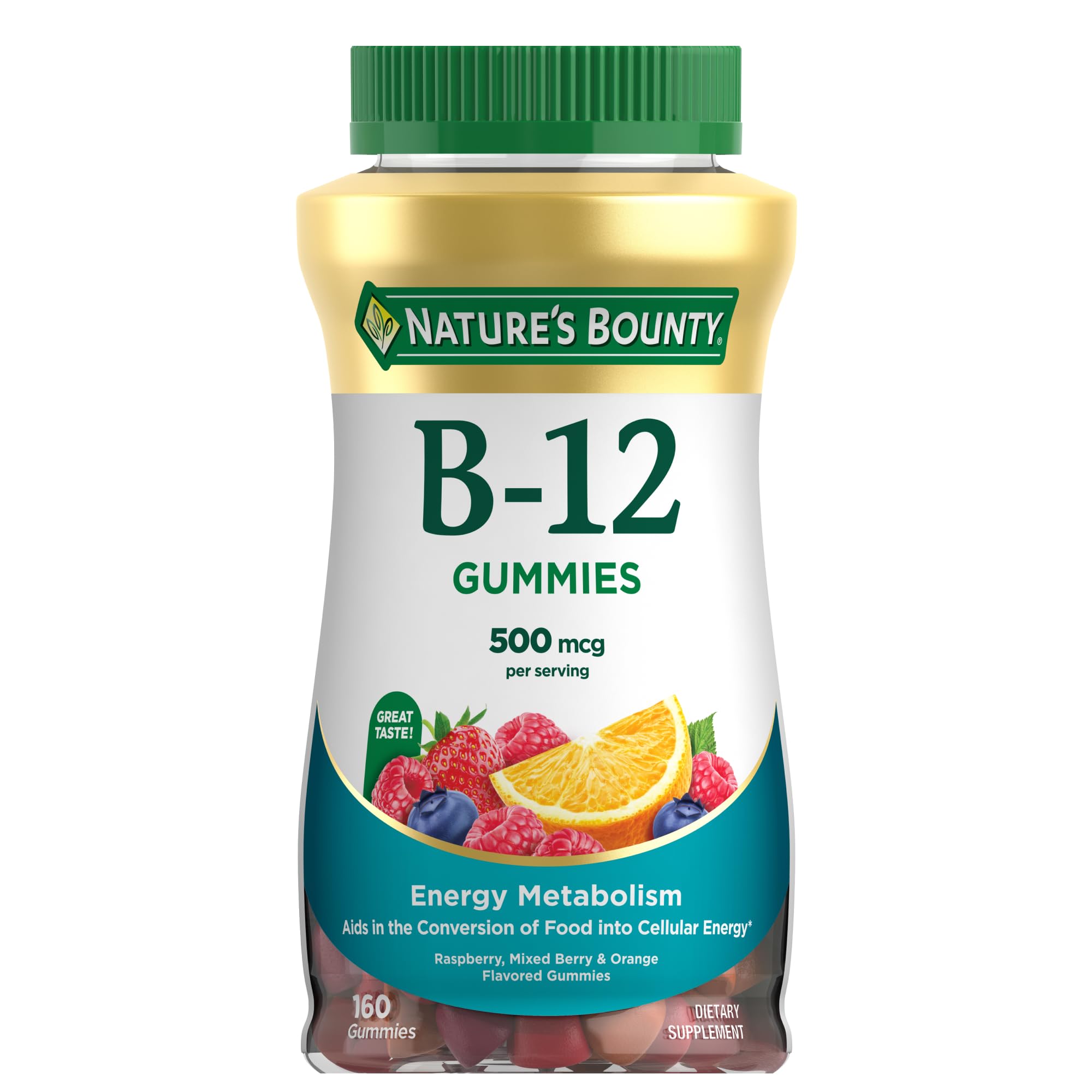 Foto 2 pulgar | Suplemento: Gomitas De Vitamina B12 De Nature's Bounty, 500 Mcg, 160 Unidades - Venta Internacional.