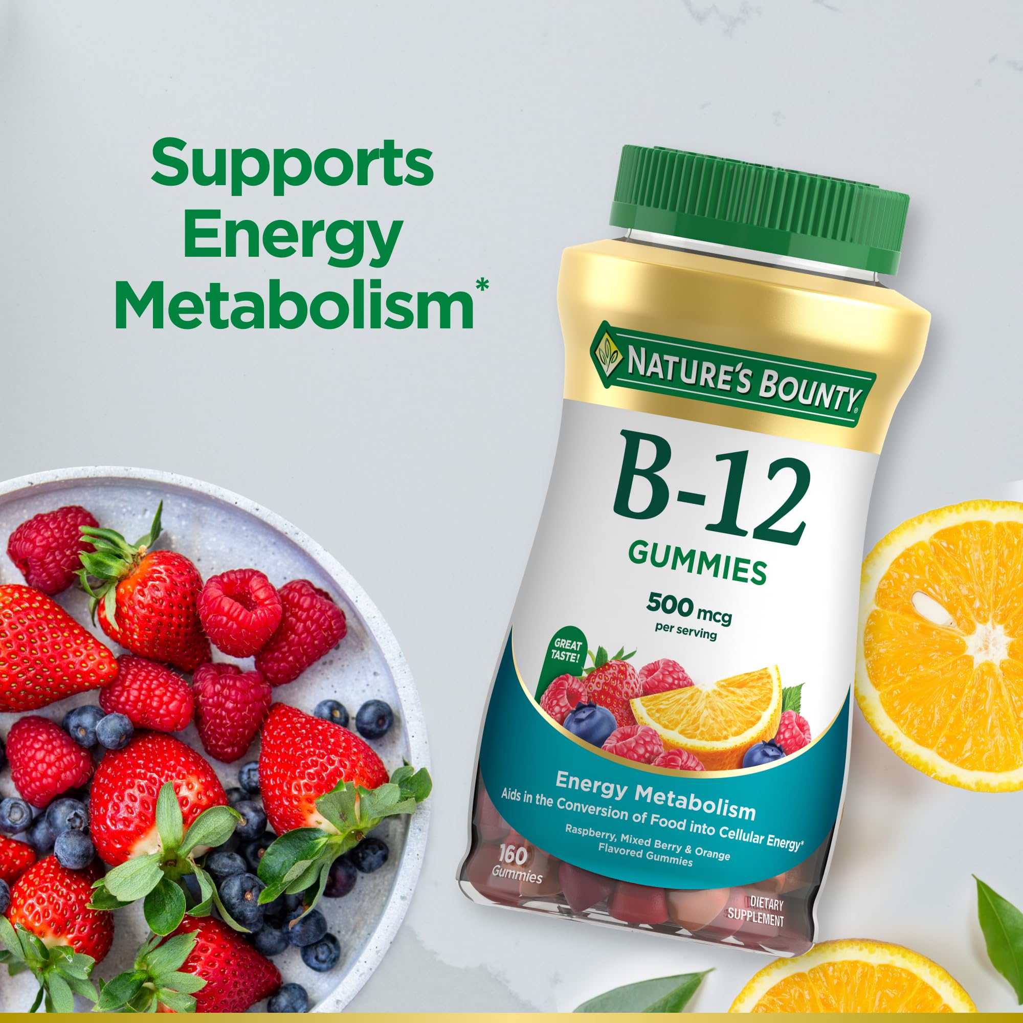 Foto 5 pulgar | Suplemento: Gomitas De Vitamina B12 De Nature's Bounty, 500 Mcg, 160 Unidades - Venta Internacional.