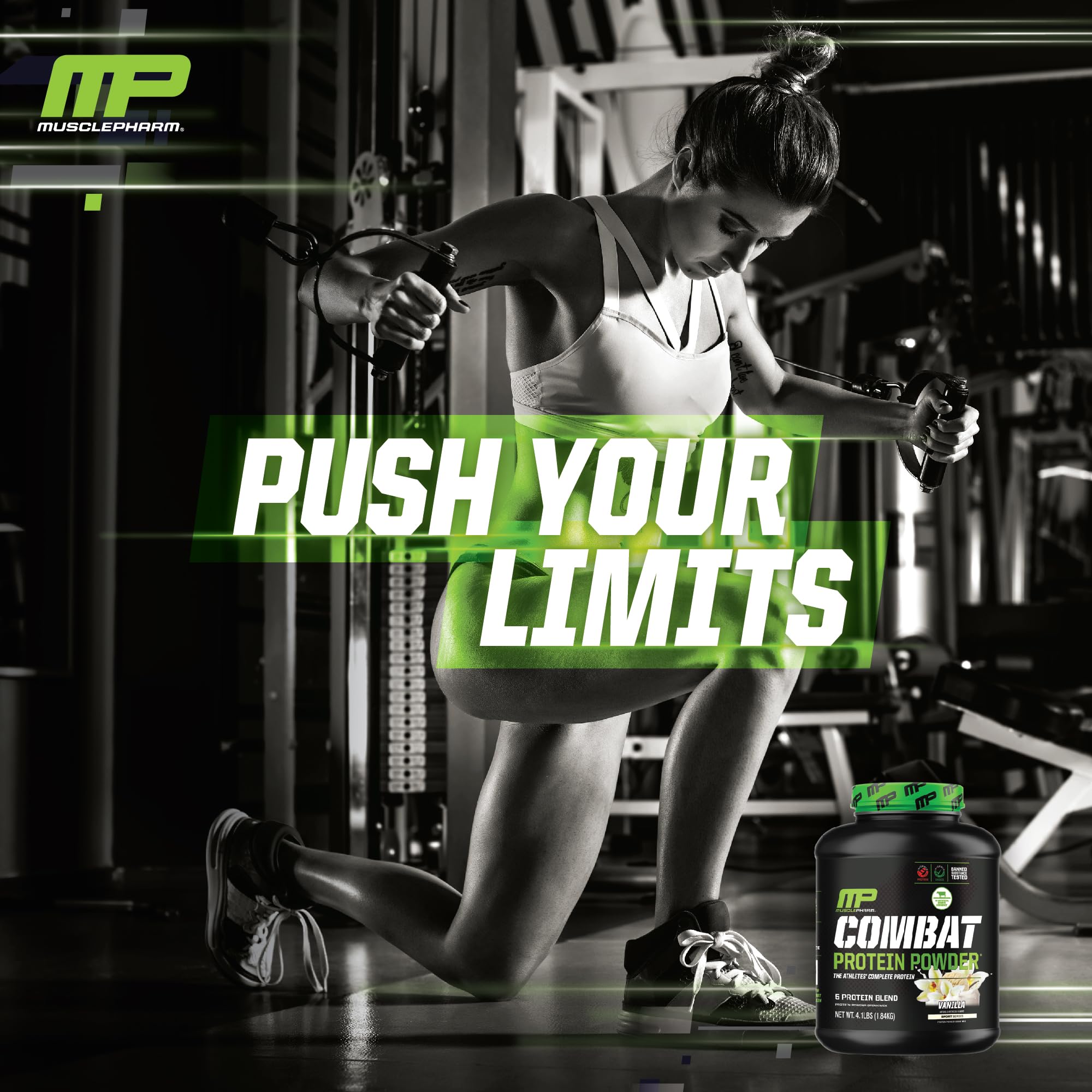 Foto 7 pulgar | Proteína En Polvo Musclepharm Combat Vanilla, 1,8 Kg, 52 Porciones - Venta Internacional.