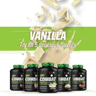 Foto 7 | Proteína En Polvo Musclepharm Combat Vanilla, 1,8 Kg, 52 Porciones - Venta Internacional.