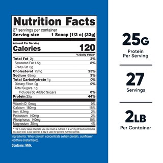 Foto 2 | Proteína En Polvo Nutricost, Concentrado De Proteína De Suero, 907 G - Venta Internacional.