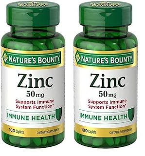 Foto 1 | Suplemento Nature's Bounty Zinc En Cápsulas De 50 Mg, 100 Unidades (x2) - Venta Internacional.