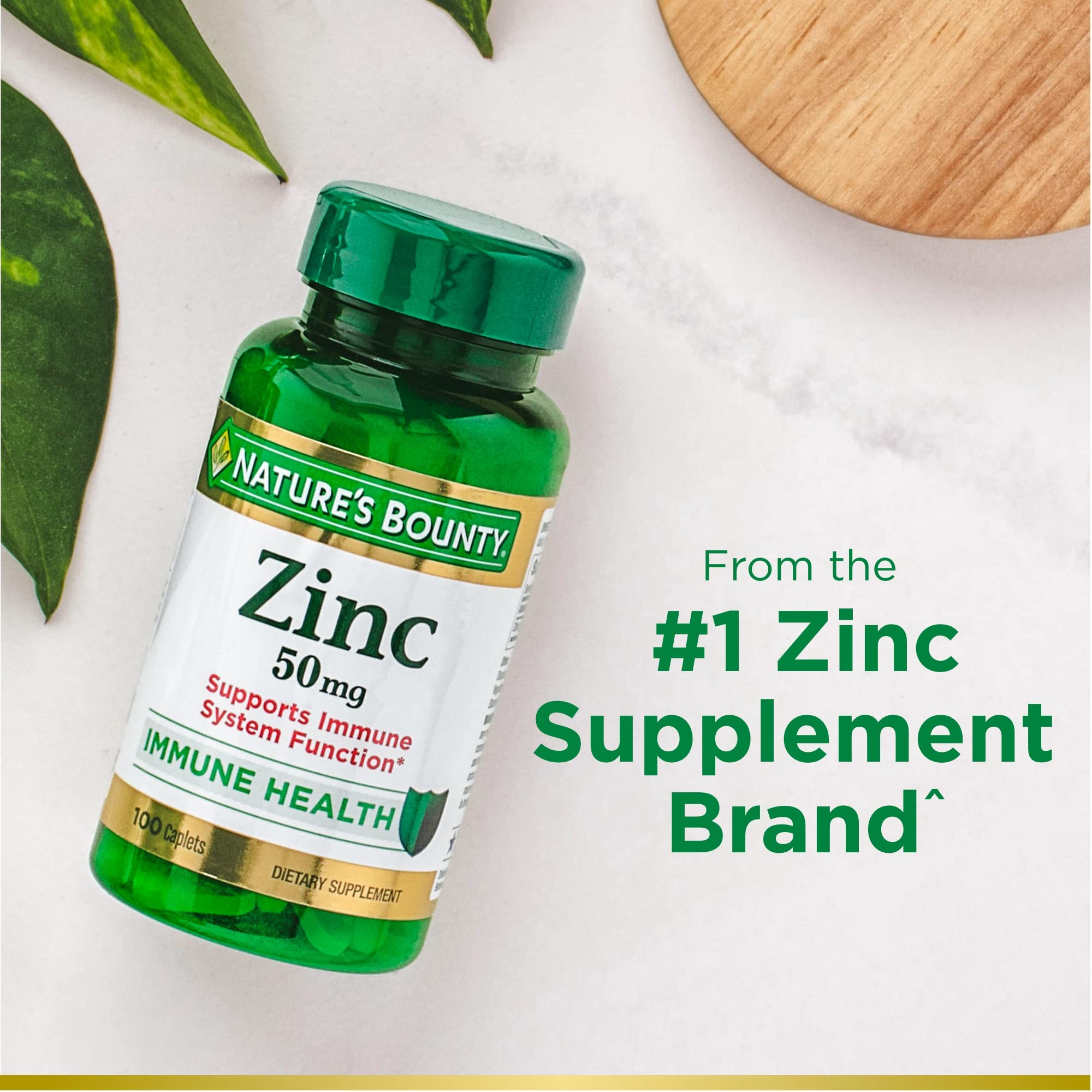 Foto 5 pulgar | Suplemento Nature's Bounty Zinc En Cápsulas De 50 Mg, 100 Unidades (x2) - Venta Internacional.