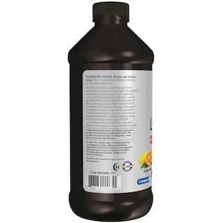 Foto 3 | Suplemento Now Sports Nutrition, L-carnitina Líquida, 1000 Mg, 480 Ml - Venta Internacional.