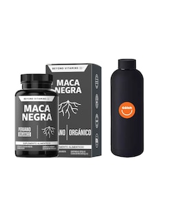 Foto 1 | Maca Negra Peruana Vegana + Termo De Agua Güish
