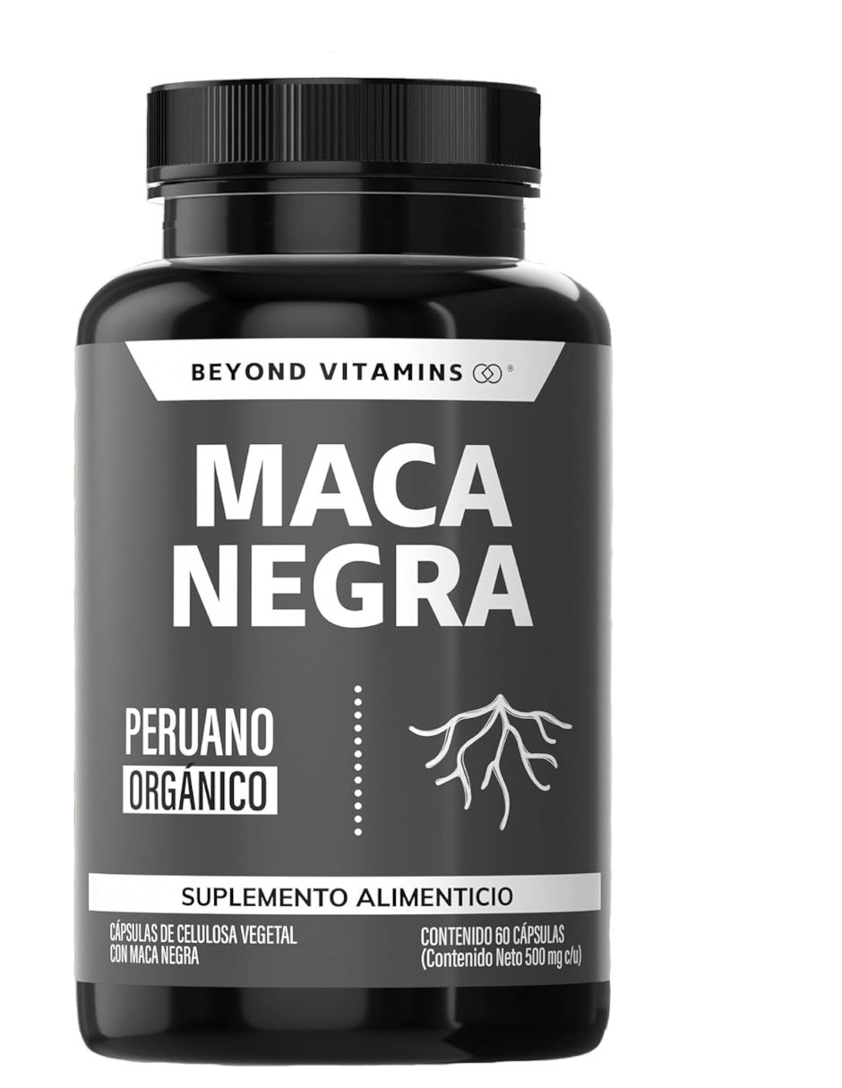 Foto 4 pulgar | Maca Negra Peruana Vegana + Termo De Agua Güish