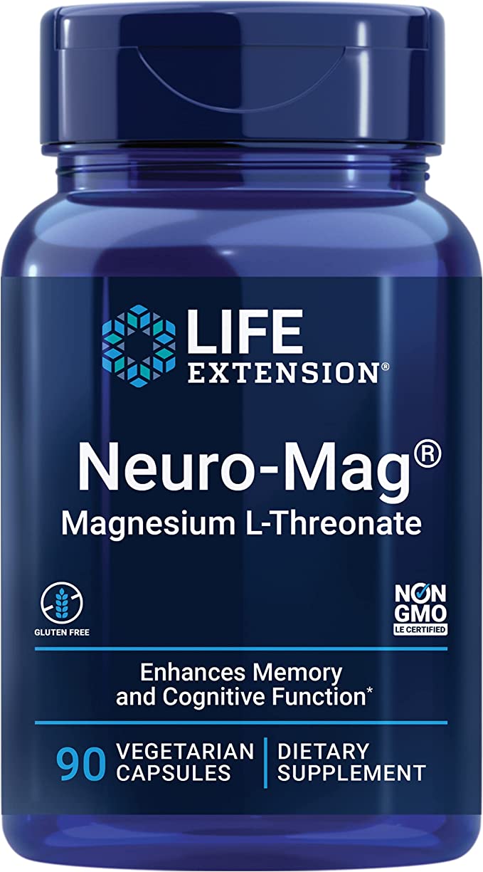 Foto 2 pulgar | Neuro-mag Magnesium L-threonate – 90 Cápsulas | Apoyo Cognitivo, Memoria Y Enfoque Mental