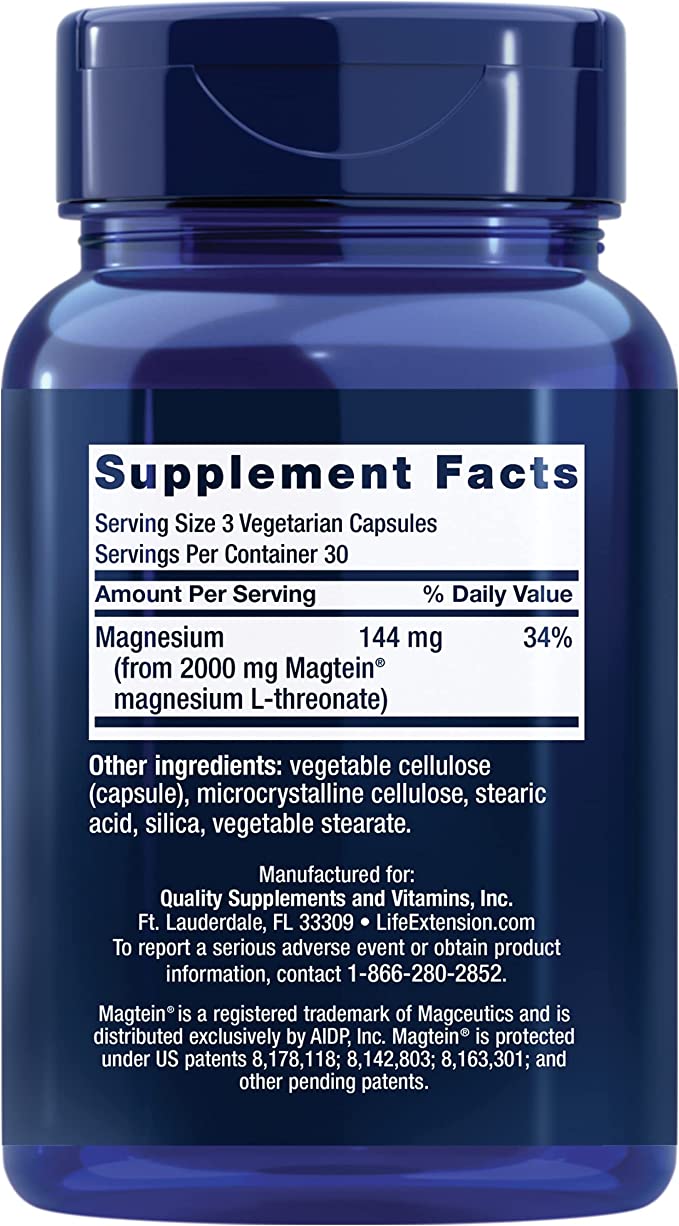 Foto 3 pulgar | Neuro-mag Magnesium L-threonate – 90 Cápsulas | Apoyo Cognitivo, Memoria Y Enfoque Mental