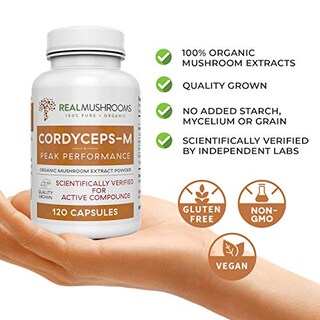 Foto 3 | Cordyceps-m 1000 Mg – 120 Cápsulas | Energía Natural, Vitalidad Y Defensa Inmunológica