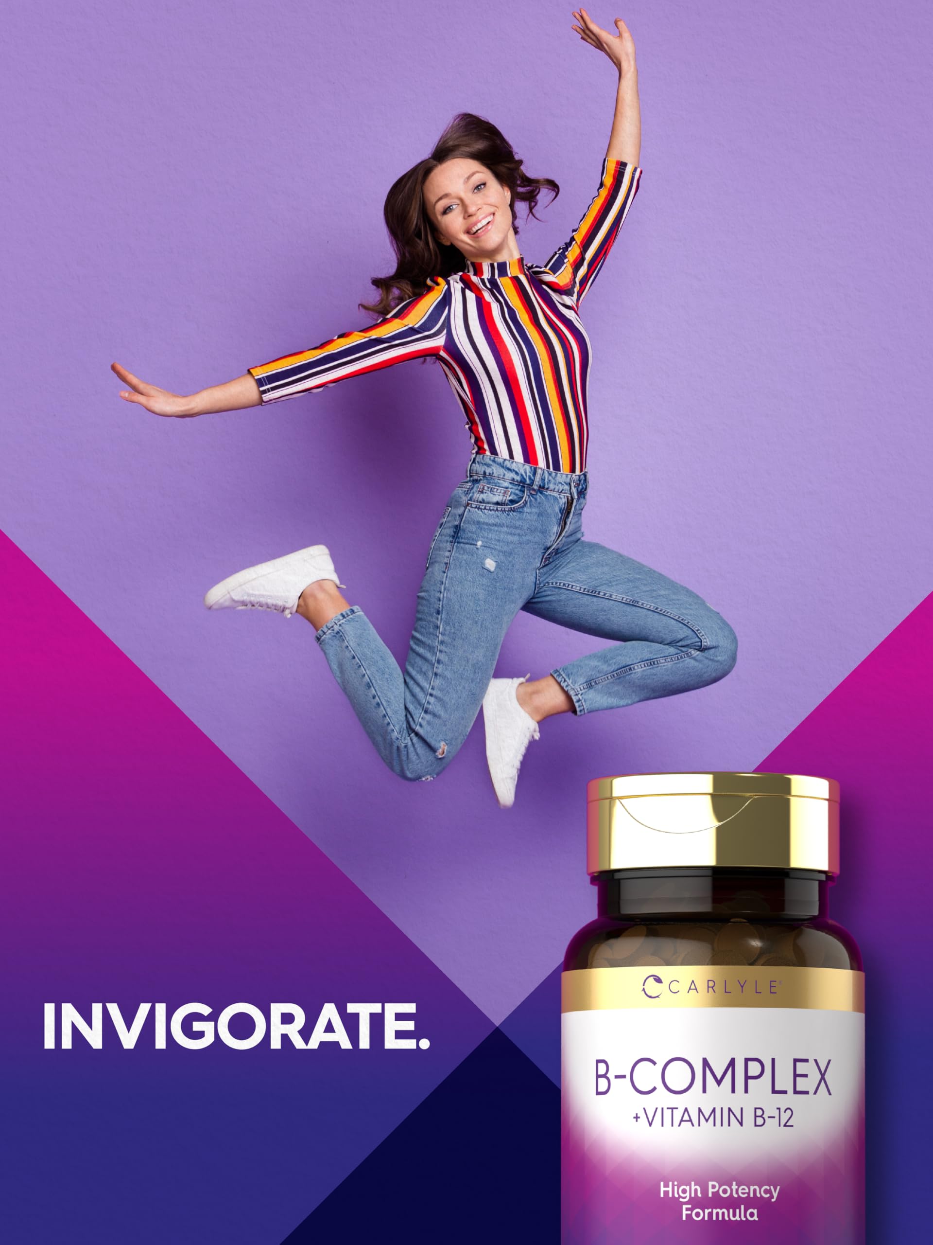 Foto 8 pulgar | Complemente La Vitamina Del Complejo B De Carlyle Con Vitamina B12 300 Tabletas - Venta Internacional.