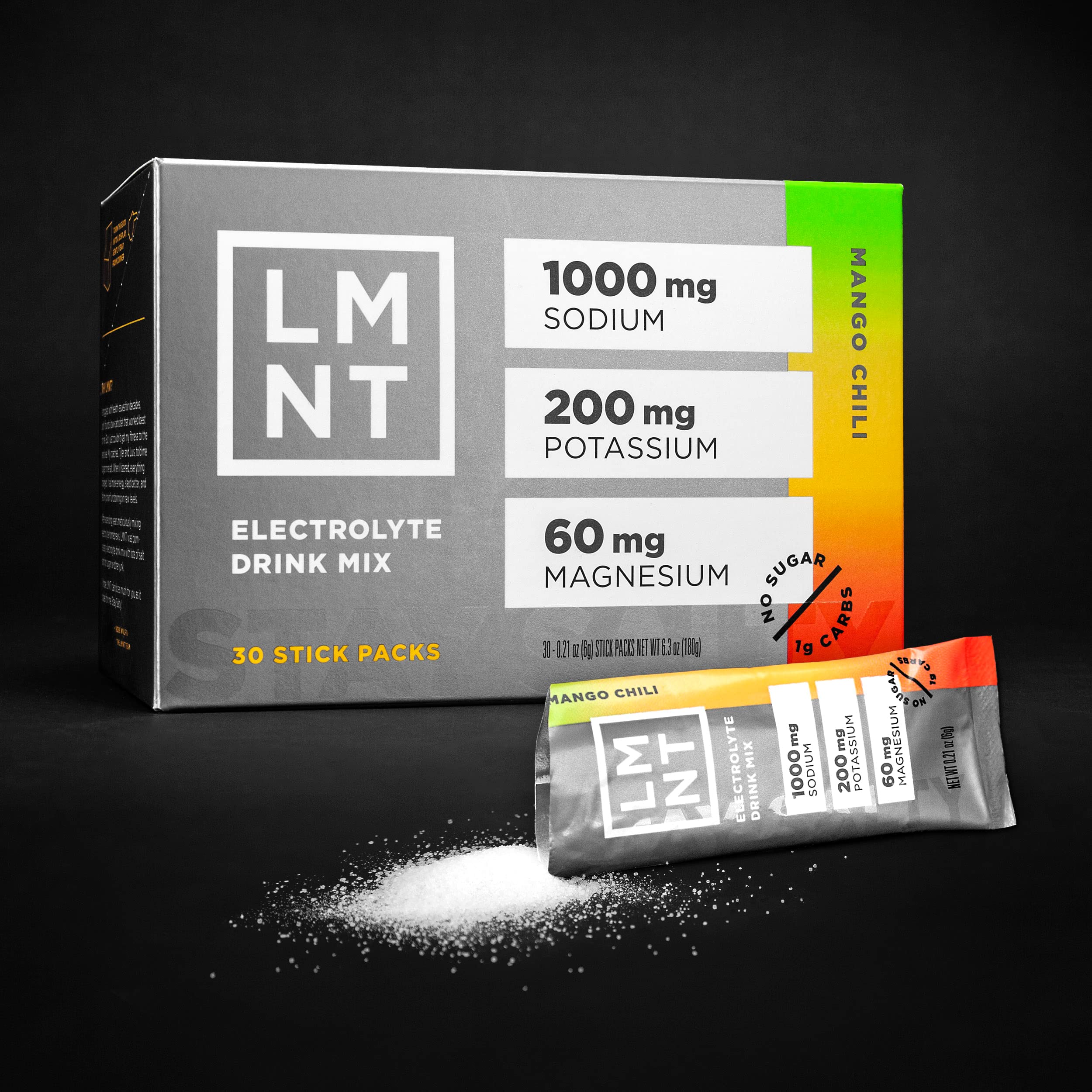 Foto 3 | Mezcla Electrolítica Para Bebidas Lmnt Sin Azúcar 30 Unidades - Venta Internacional