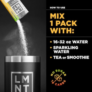 Foto 5 | Mezcla Electrolítica Para Bebidas Lmnt Sin Azúcar 30 Unidades - Venta Internacional