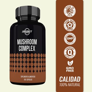 Foto 3 | Reset Nutrition | Mushroom Complex – 10 Hongos Medicinales | Energía, Inmunidad, Memoria Y Antioxidantes