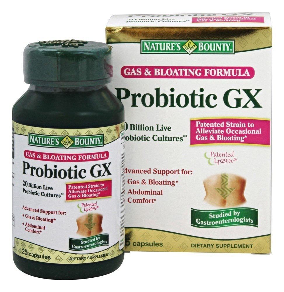 Foto 2 pulgar | Suplemento Nature's Bounty Probiotic Gx Para Gases E Hinchazón 25 Cápsulas - Venta Internacional
