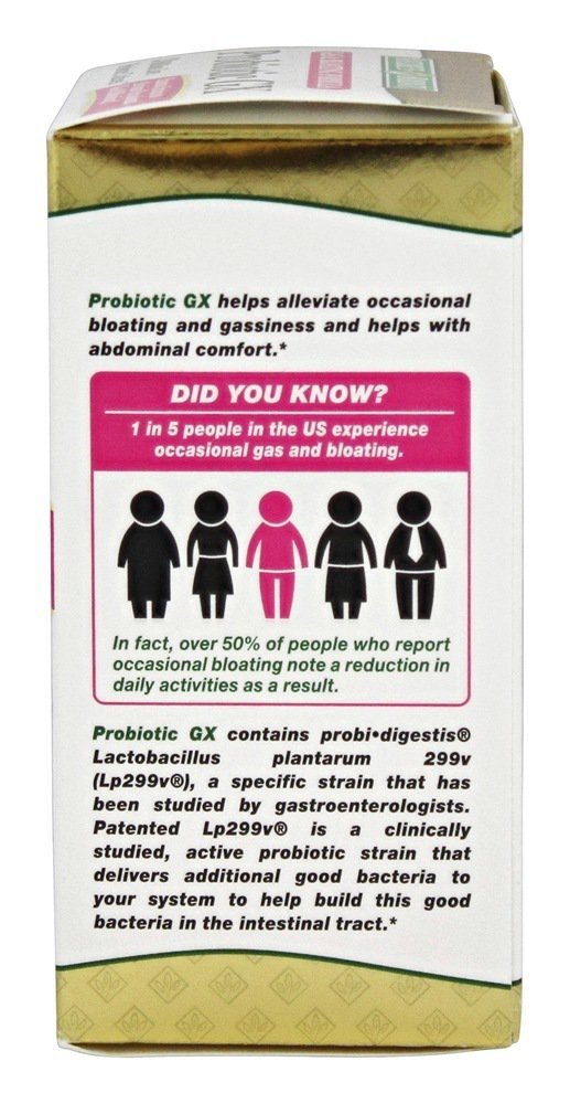 Foto 4 pulgar | Suplemento Nature's Bounty Probiotic Gx Para Gases E Hinchazón 25 Cápsulas - Venta Internacional