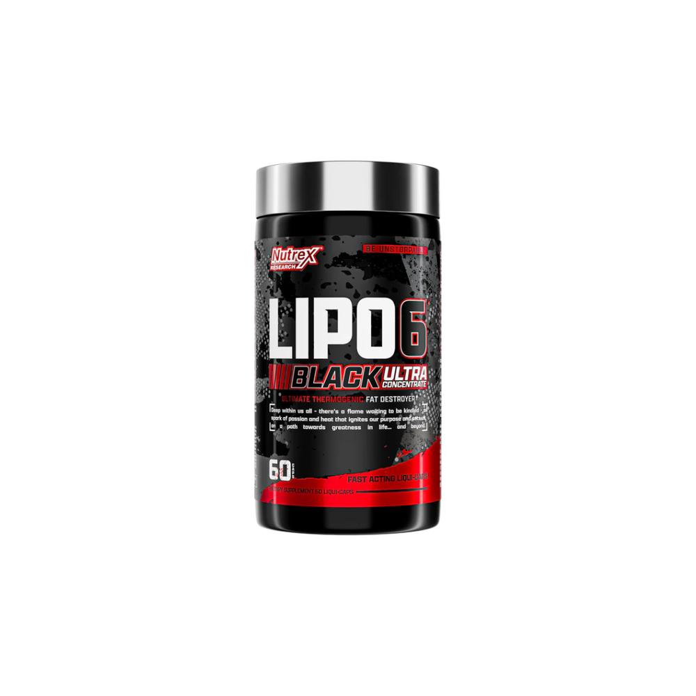 Foto 2 pulgar | Suplemento Alimenticio Pre Entrenamiento Nutrex Lipo 6 Black Ultra Concentrado 60 Cápsulas