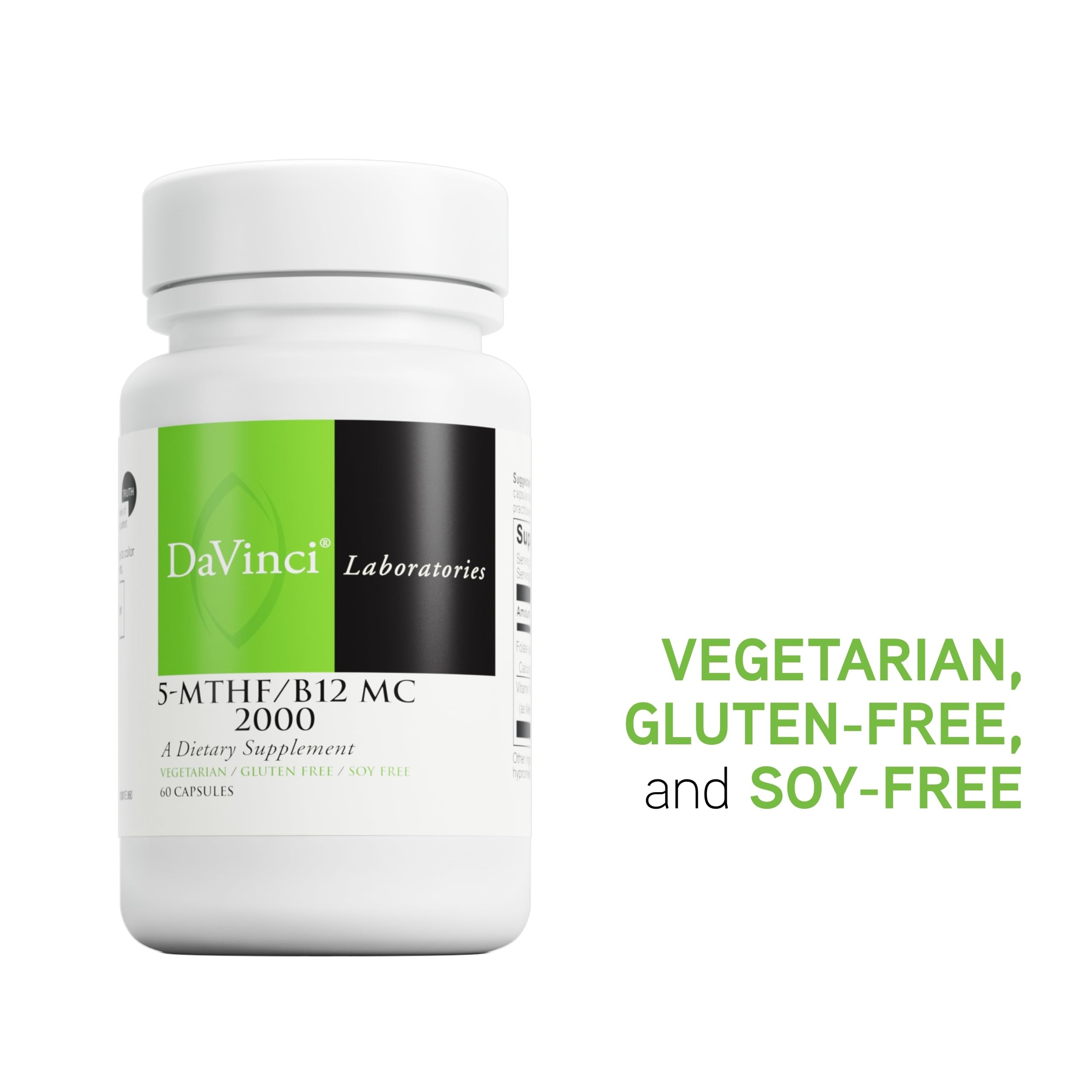 Foto 6 pulgar | Suplemento Davinci Labs 5-mthf/b12 Mc 2000 con Vitamina B12 y B9 - Venta Internacional