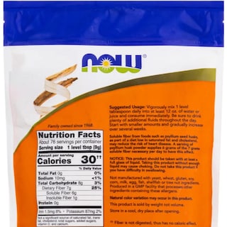 Foto 2 | Suplemento Plántago Now Psyllium Husk Power 680 Gr